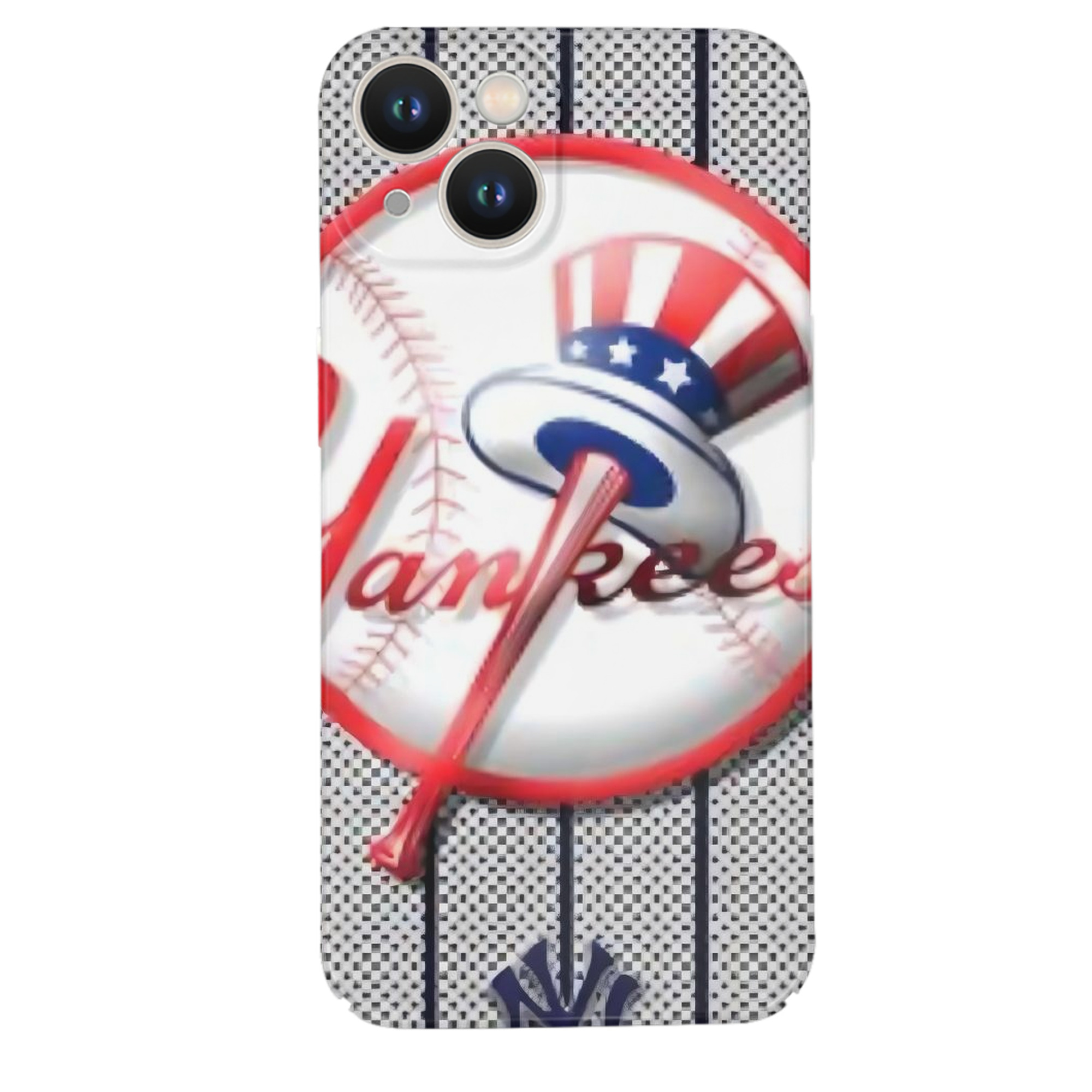 New York Yankees 191 IPhone 14 Series Full-Cover Hard Case – Shockproof With Raised Camera Protection – Precise Cutouts, Wireless Charging Compatible – Durable, Anti-Yellowing, Easy To Clean